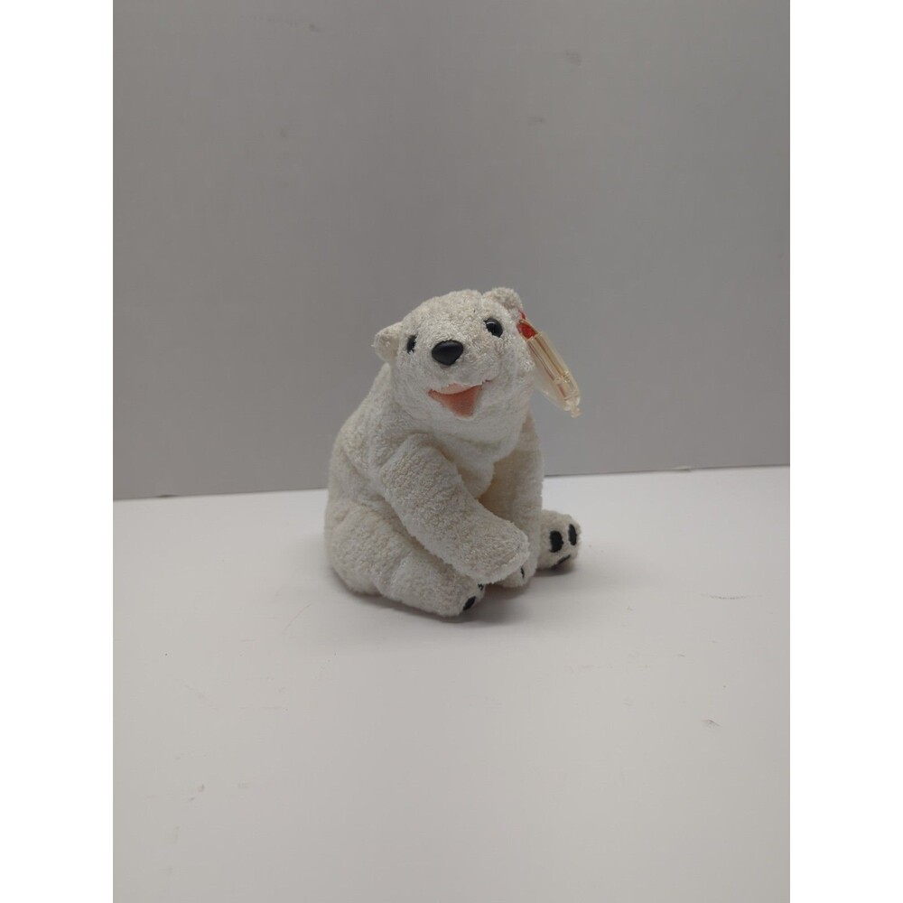 TY Beanie Baby Plush Toy Aurora Polar Bear With Tag